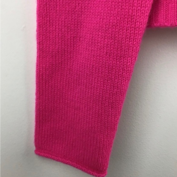 FTC Vivid Neon Pink Cashmere Sweater - Picture 5 of 6
